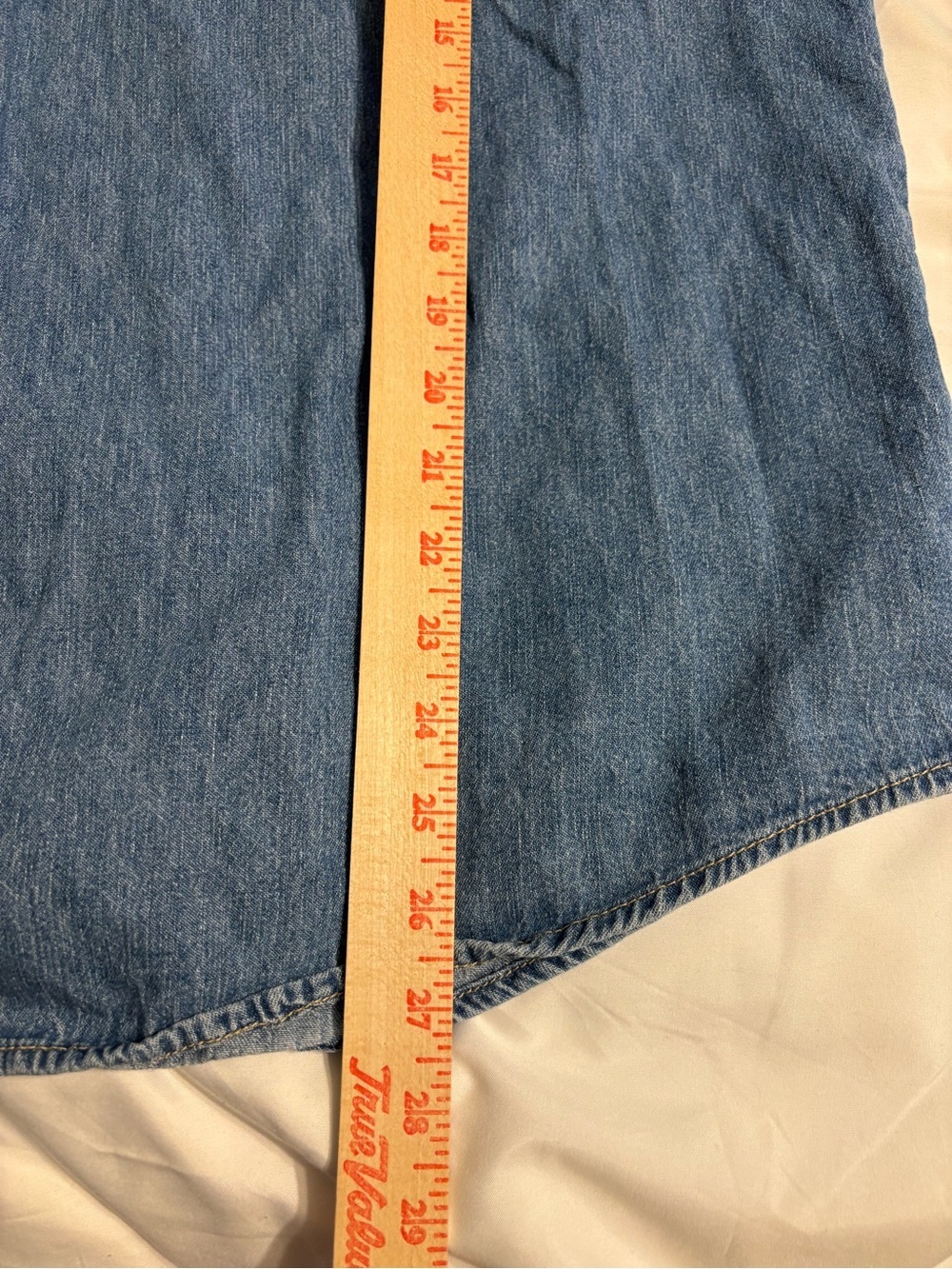 💙 Vintage Kiko-mo Blue Jeans Denim Button Front Shirt Jacket Women’s 20W - Picture 5 of 8